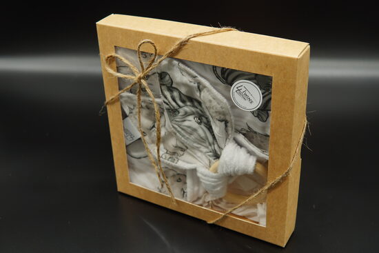 Čaukstošās austiņas un kvadrātiņa komplekts